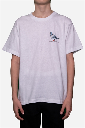 Anti Hero T-shirt Ungdom - Lil Pigeon - Vit Flerfärgad 