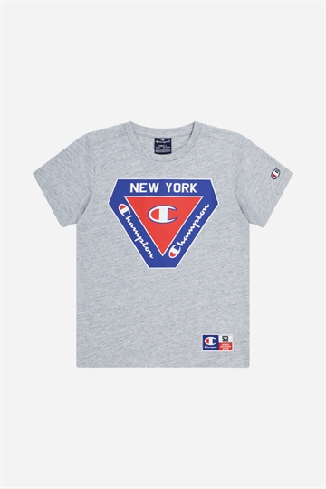 Champion T-shirt med tryck fram - Basic - Grå