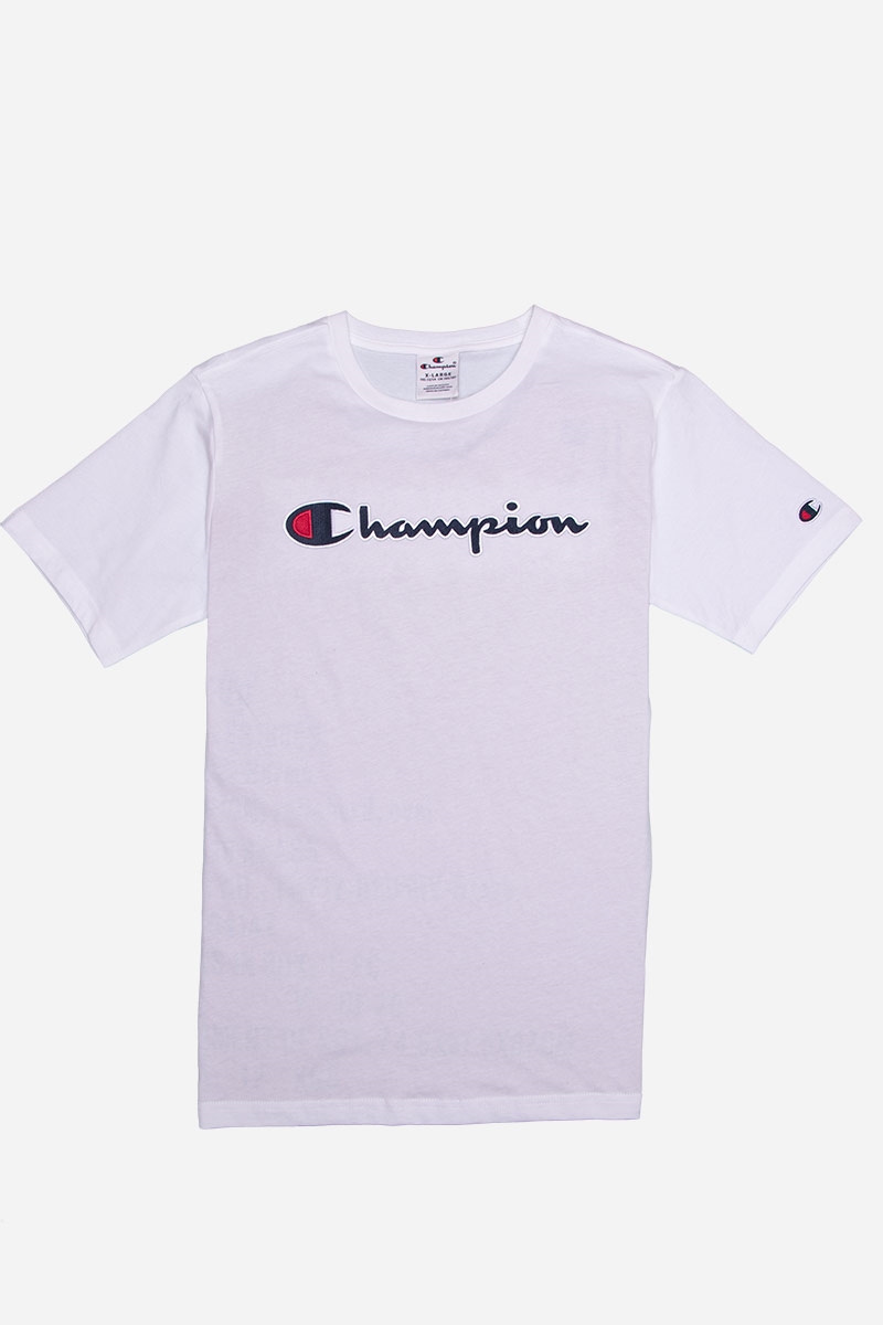 Champion T-shirt för barn - Rochester Logotyp - Vit