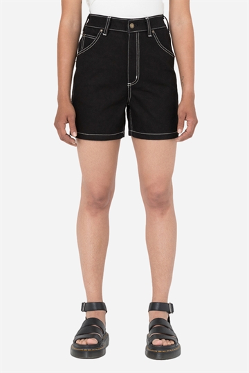 Dickies jeansshorts - sköljda svarta