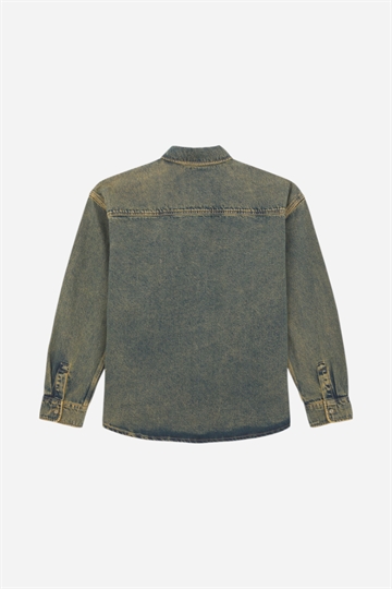 Dickies Housten Skjorta - Yellow Fade Indigo