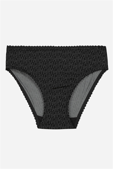 DIM Trosa med blond kant - Svart Logotyp