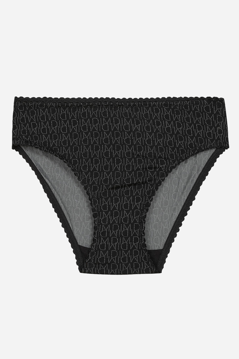 DIM Trosa med blond kant - Svart Logotyp