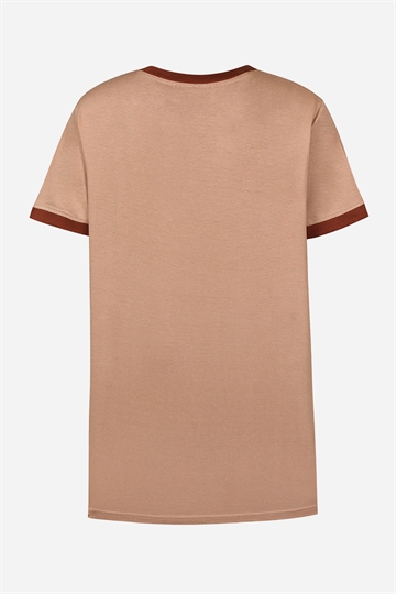 DWG Geoffrey T-shirt - Mörk sand