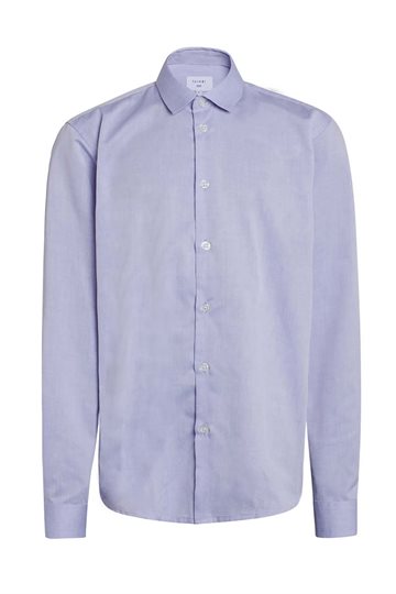 Formél Vanlig skjorta - Tex Twill - Ljusblå