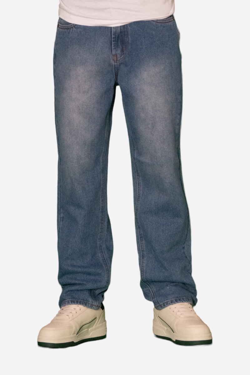 Fraizer - Baggy Jeans - Washed Blue