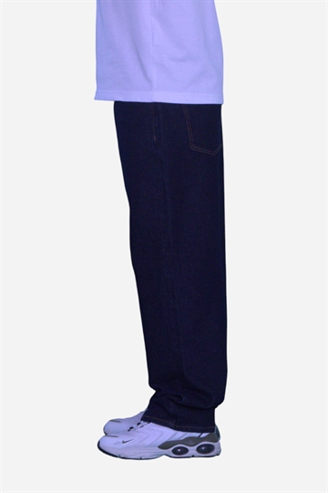 Fraizer - Tonåringar - Extreme Baggy Jeans - Mörk Raw Blue