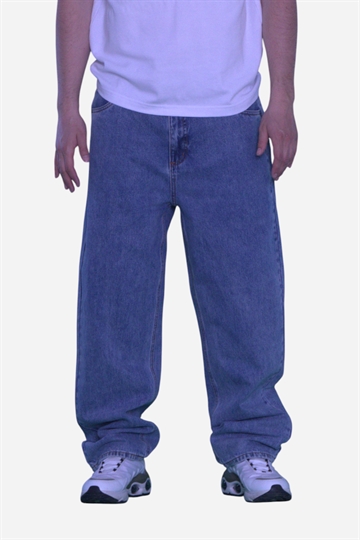Fraizer - Tonåringar - Extreme Baggy Jeans - Mellanblå Retrotvätt