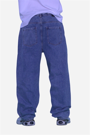 Fraizer - Tonåringar - Extreme Baggy Jeans - Mellanblå Retrotvätt
