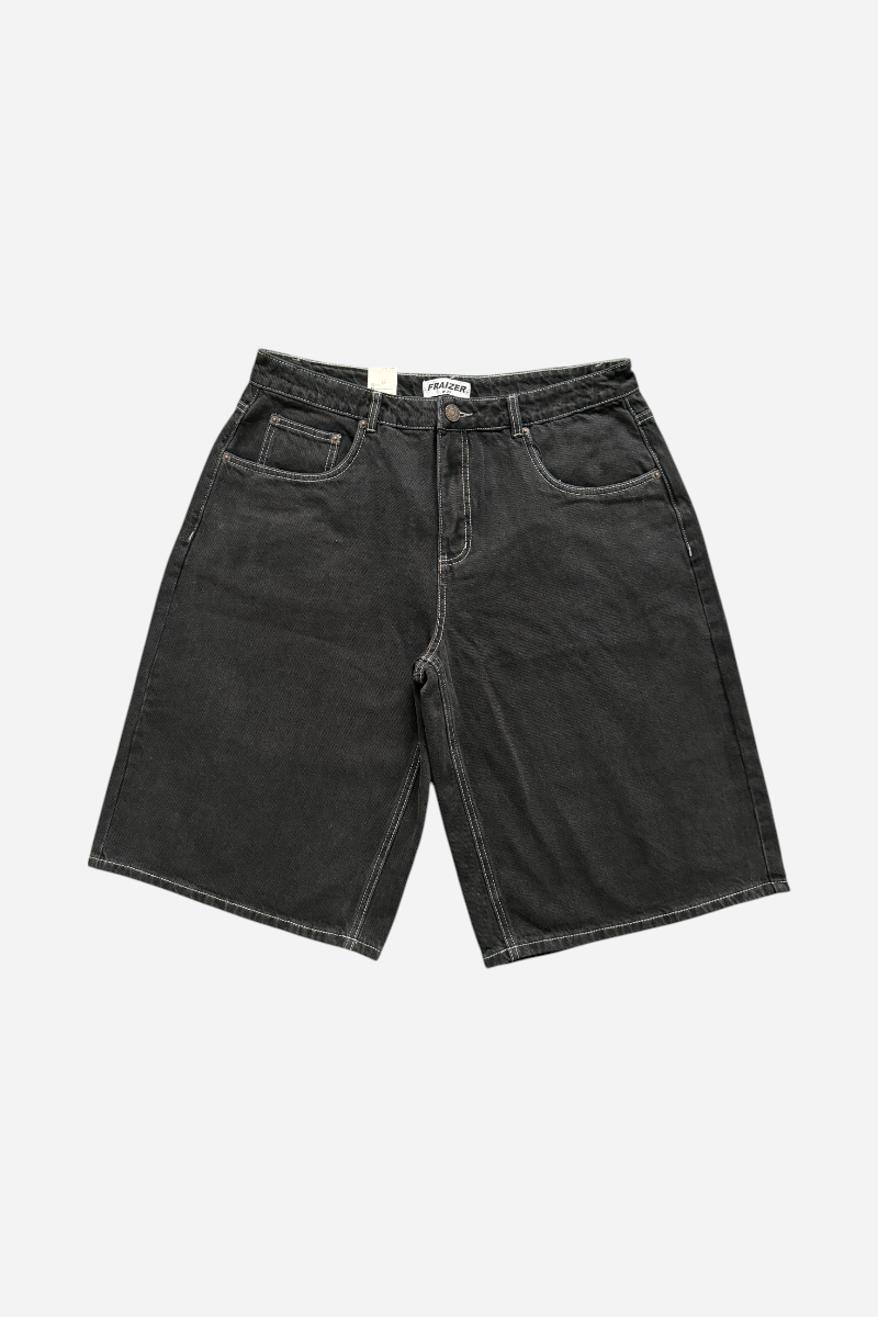 Fraizer - Tonåringar - Baggy Jorts Shorts - Svart Denim 