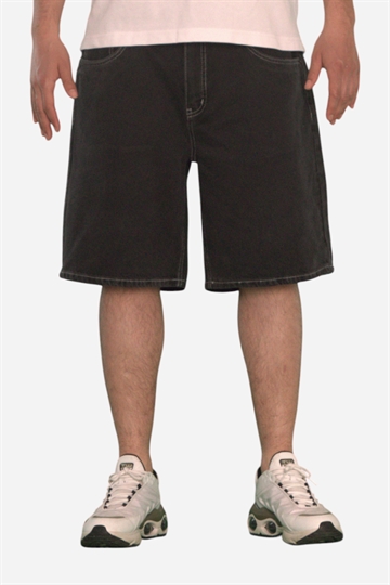 Fraizer - Tonåringar - Baggy Shorts - Svart Denimtvätt