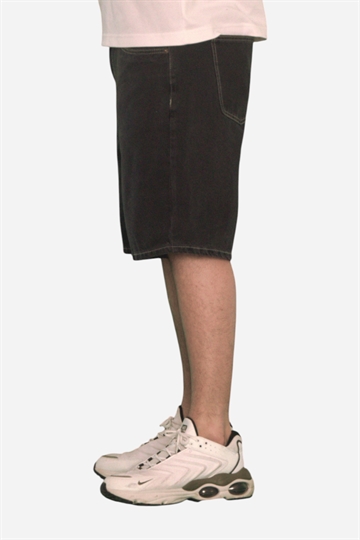 Fraizer - Tonåringar - Baggy Shorts - Svart Denimtvätt
