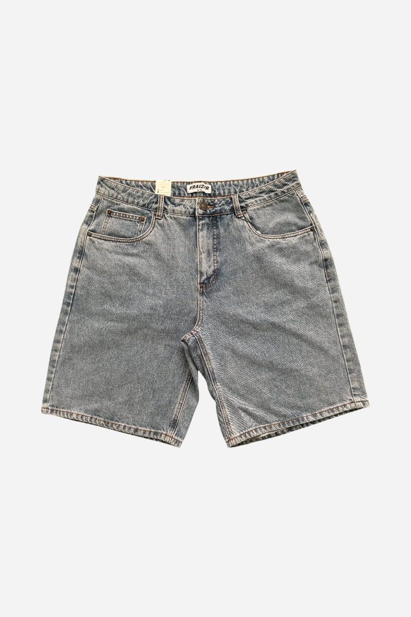 Fraizer - Tonåringar - Baggy Shorts - Mellanblå Retro Tvätt