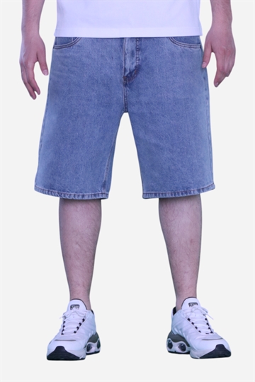 Fraizer - Tonåringar - Baggy Shorts - Mellanblå Retro Tvätt