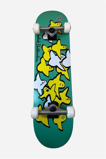 Krooked Ghost Skateboard - Grön