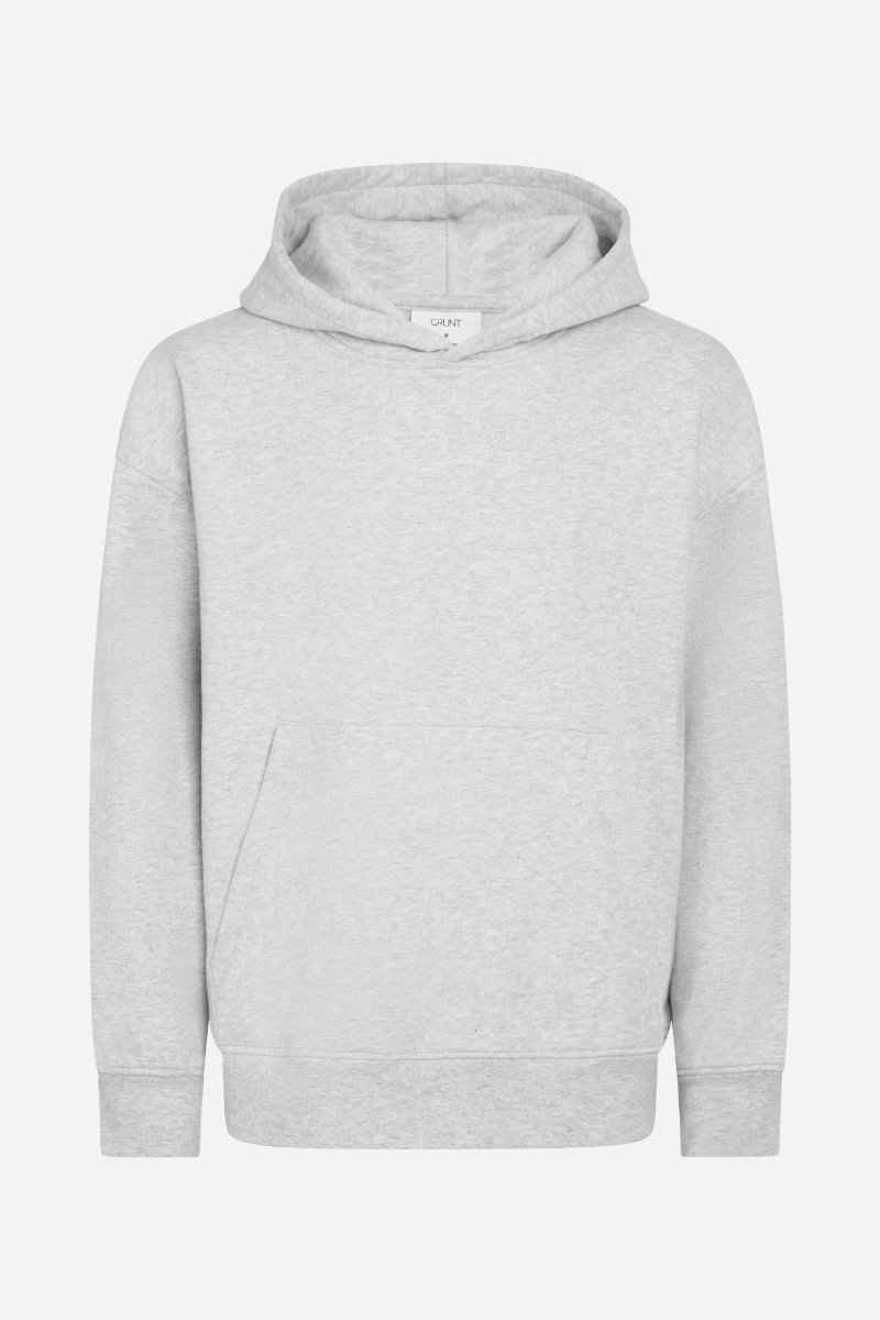 GRUNT Mogo Hoodie Sweat - Snow Melange