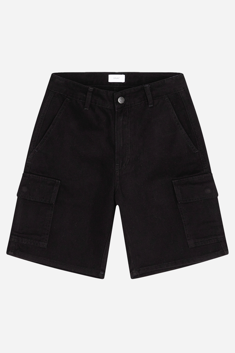 GRUNT Rees Cargo Shorts - Svart