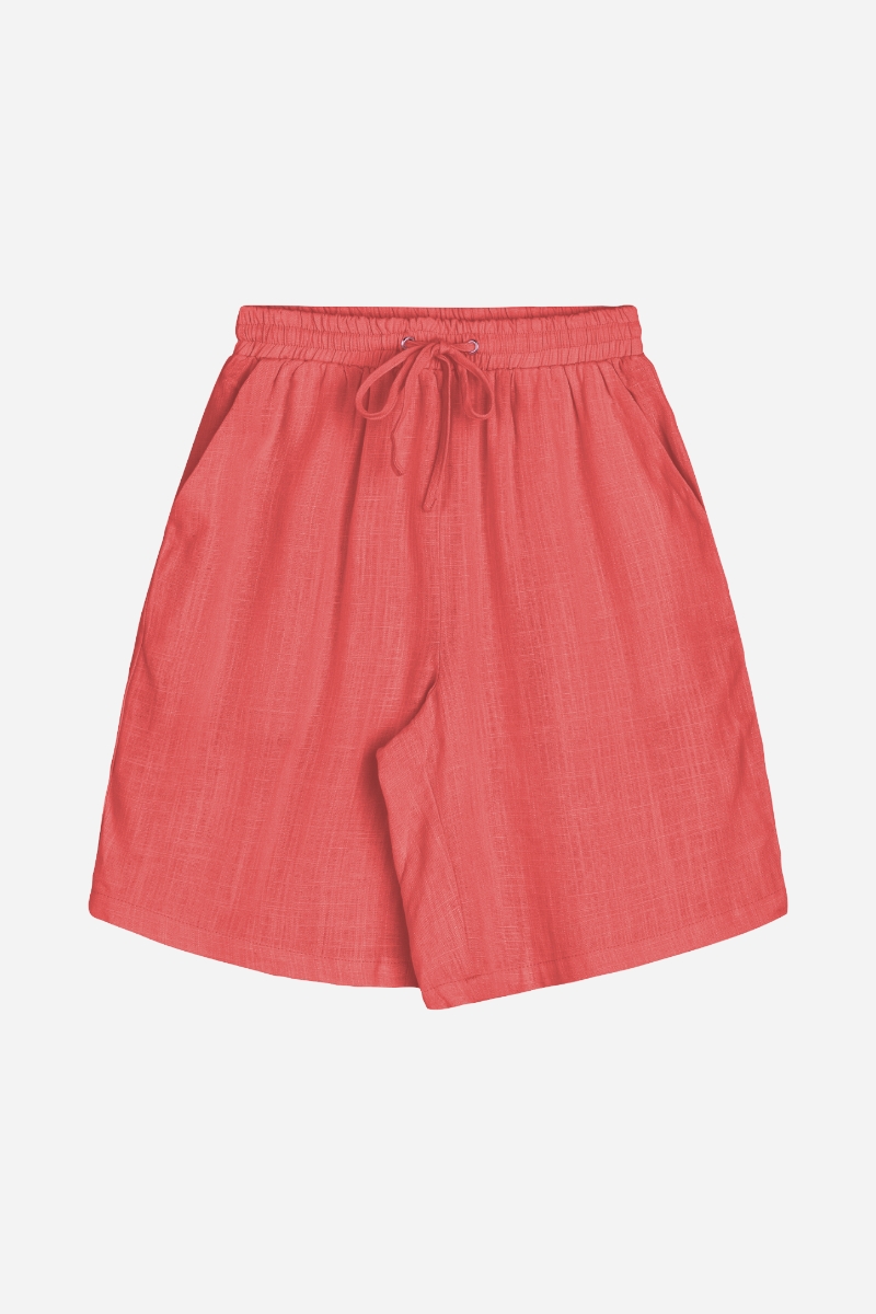GRUNT Tanja Linneshorts - Korall