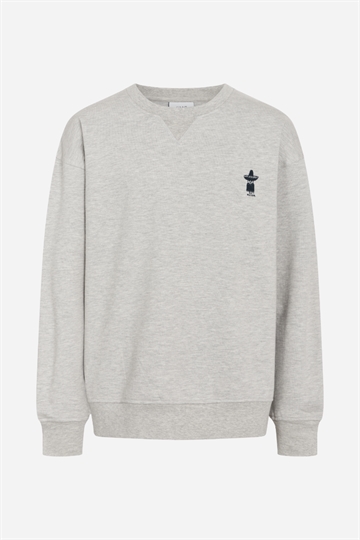 Grunt Alsjo Sweat - Grey Melange