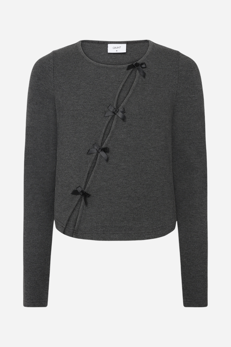 Grunt Blus - Leonora - Grey Melange