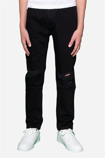 Grunt Jeans - Clint Ripped - Svart