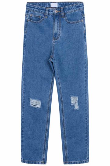 Grunt Mom Authentic Ripped - Authentic Blue