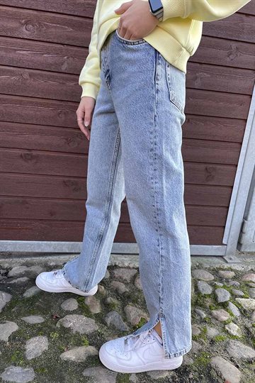 Grunt Jeans - Ritt Slit - Blå Vintage