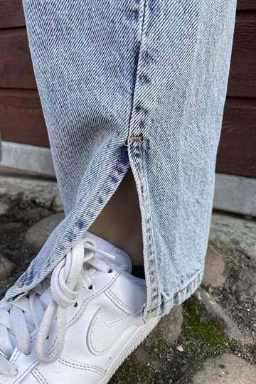 Grunt Jeans - Ritt Slit - Blå Vintage