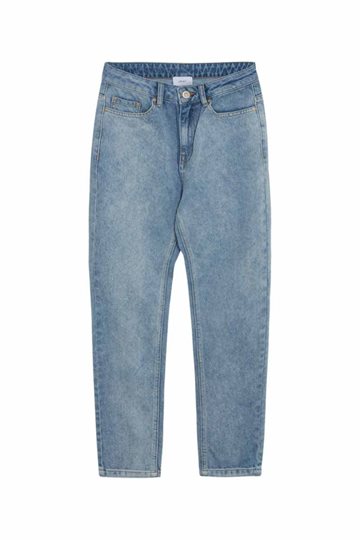 Grunt jeans med vida ben - Iris