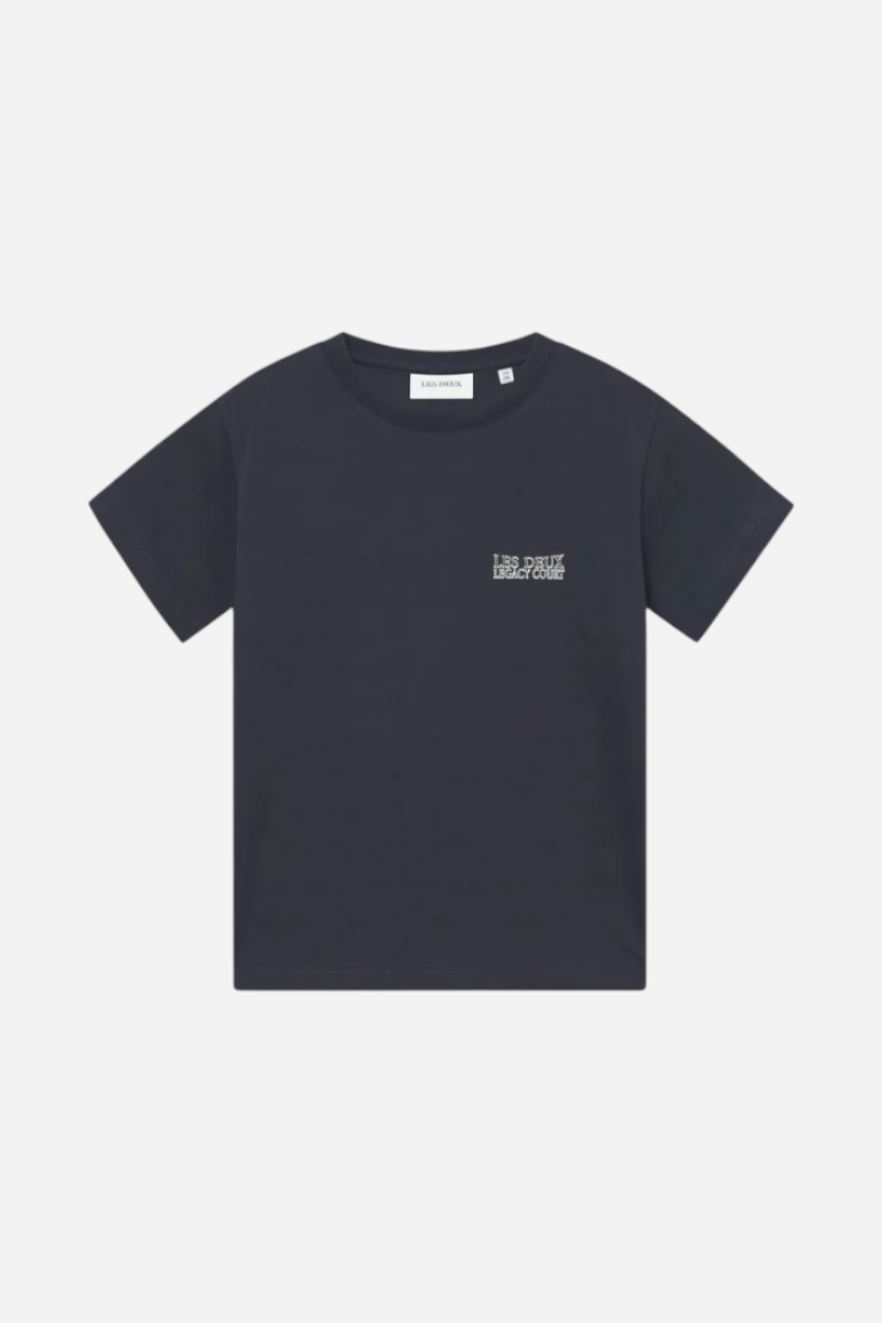 Les Deux Atlas T-shirt - Mörk marinblå 