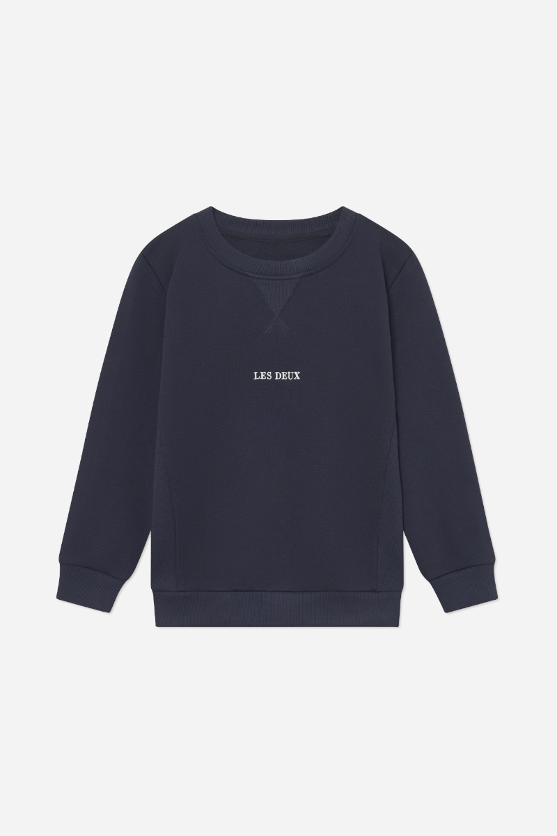 Les Deux Dexter Sweatshirt - Mörk marinblå
