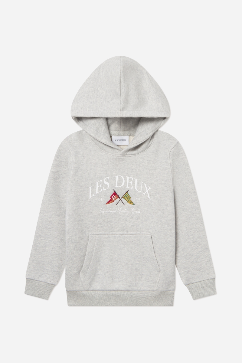 Les Deux Ivy League Hoodie - Snow Melange