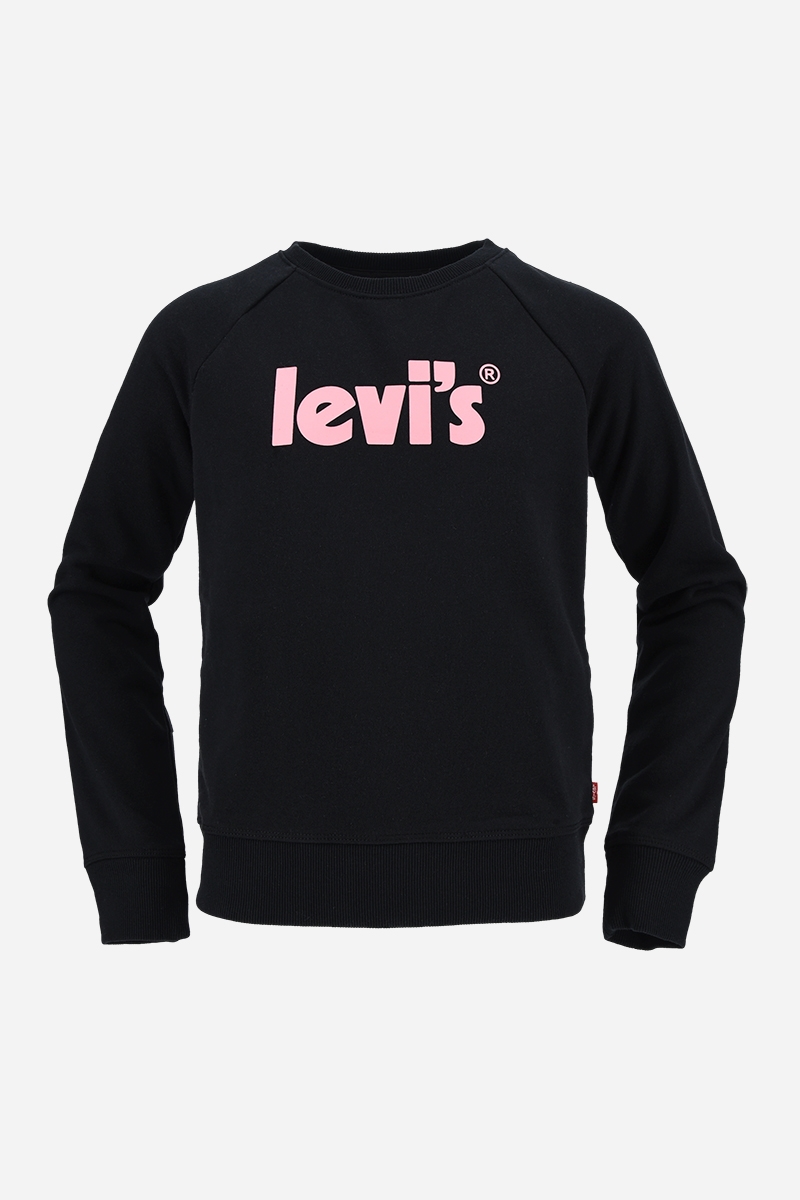 Levi\'s Poster Logo Sweatshirt - Svart