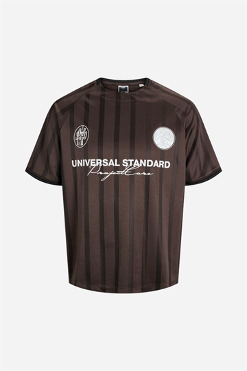 Jack & Jones Cover Retro Fotbolls-T-shirt - Seal Brown