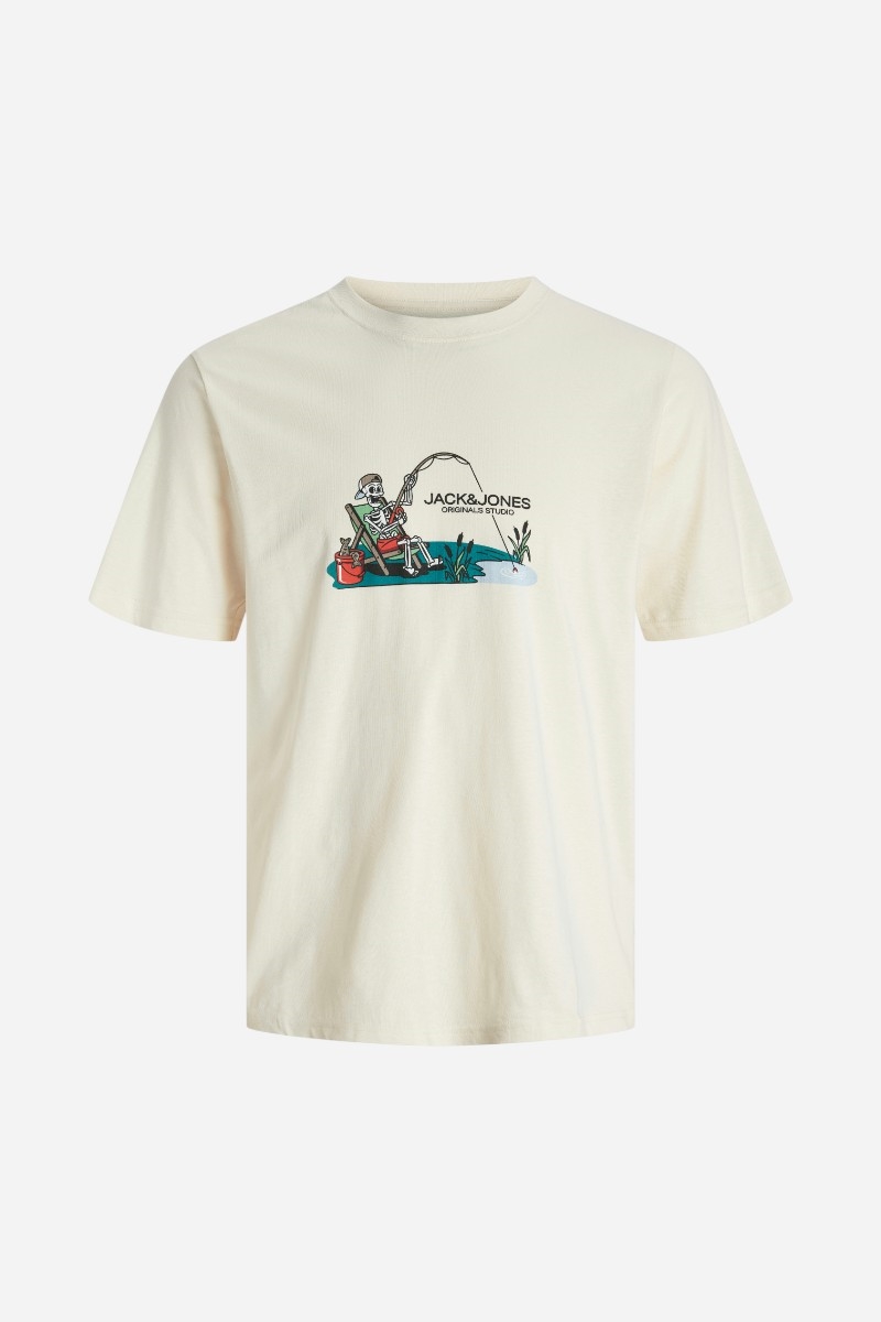 Jack & Jones Skull Nature T-shirt - Antikvit