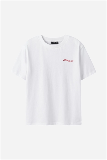 LMTD Hearts T-shirt - Klarvit / Röd