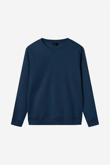 LMTD Nizu Bru O-ringad tröja - Marinblå blazer