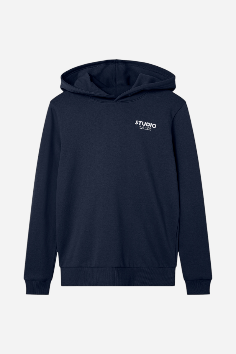 LMTD Studio LS Bru Sweat Hood - Dark Sapphire