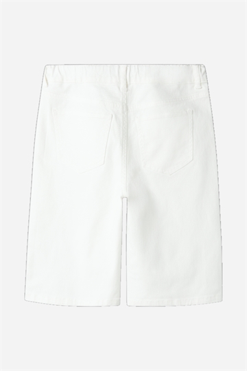 LMTD Tazza Twill långa shorts - ljus vit