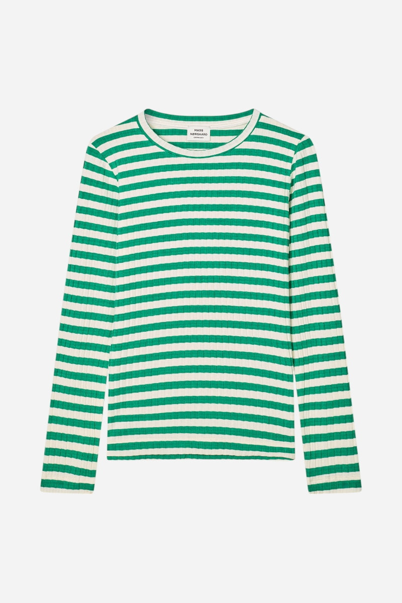 Mads Nørgaard Talika Topp - Vanillia Ice / Verdant Green