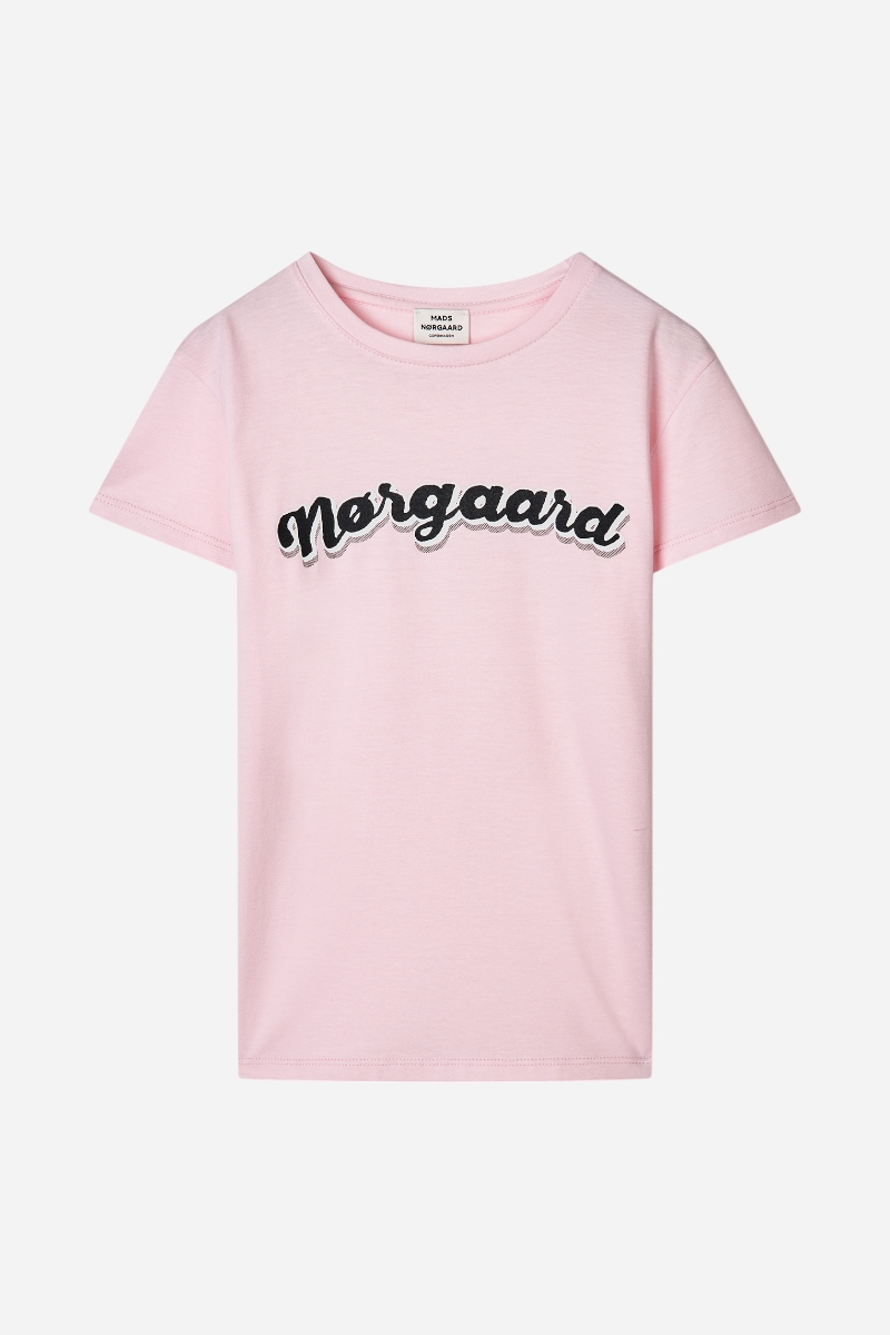 Mads Nørgaard Ekologisk Tuvina T-shirt - Parfait Rosa