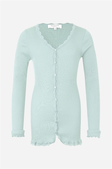 Rosemunde Silk Cardigan - Karibiska havet