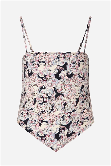 Rosemunde Recycled Polyester Strap Top - Boho Paisley Print