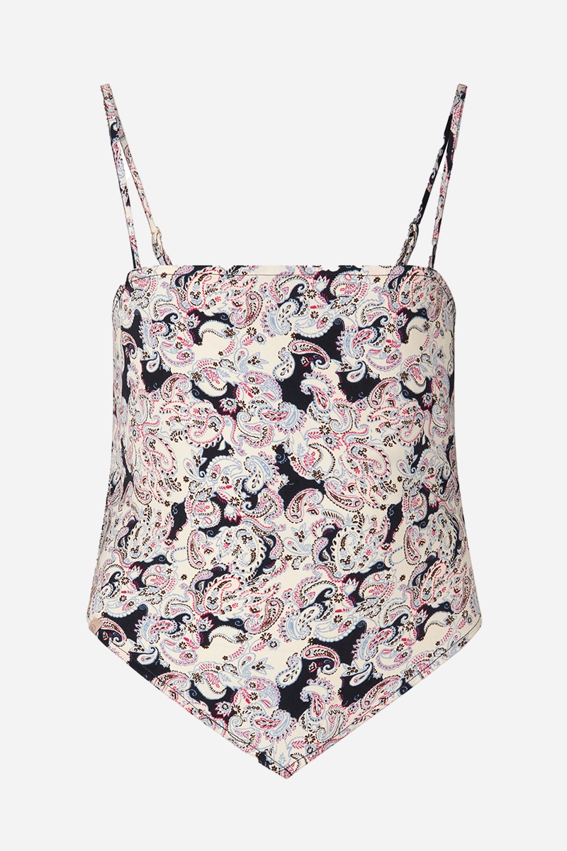 Rosemunde Topp med mönster - Återvunnen - Boho Paisley