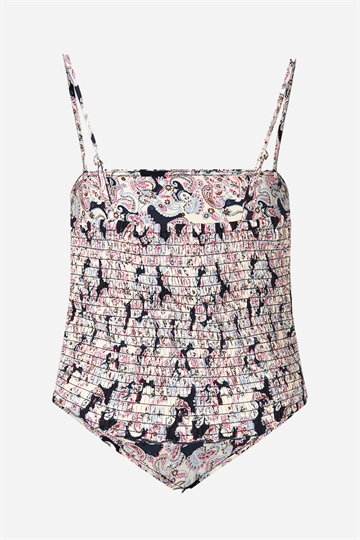 Rosemunde Recycled Polyester Strap Top - Boho Paisley Print