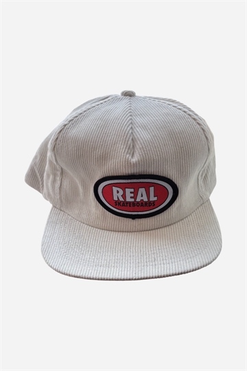 Real Cap Oval - Vit / Röd