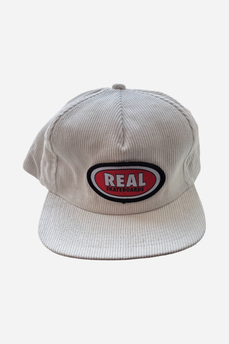 Real Cap Oval - Vit / Röd