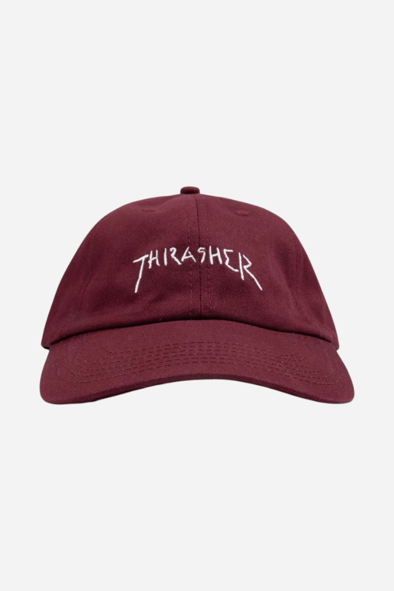 Thrasher Snapback New Religion Old Timer Hat - Rödbrun