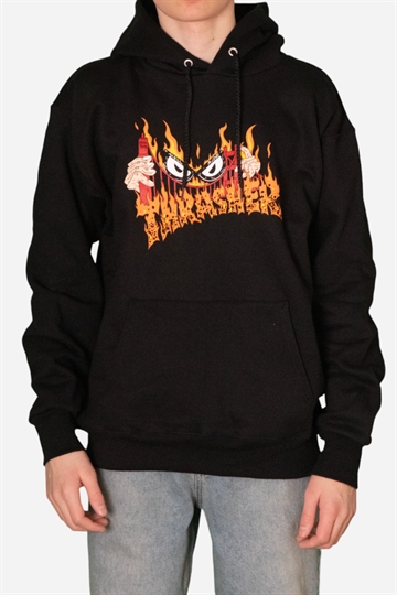 Thrasher Sucka Free By Neckface Hood - Svart