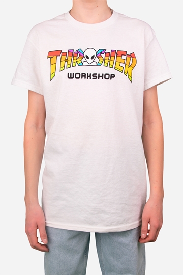 Thrasher X Aws Spectrum T-shirt - Vit